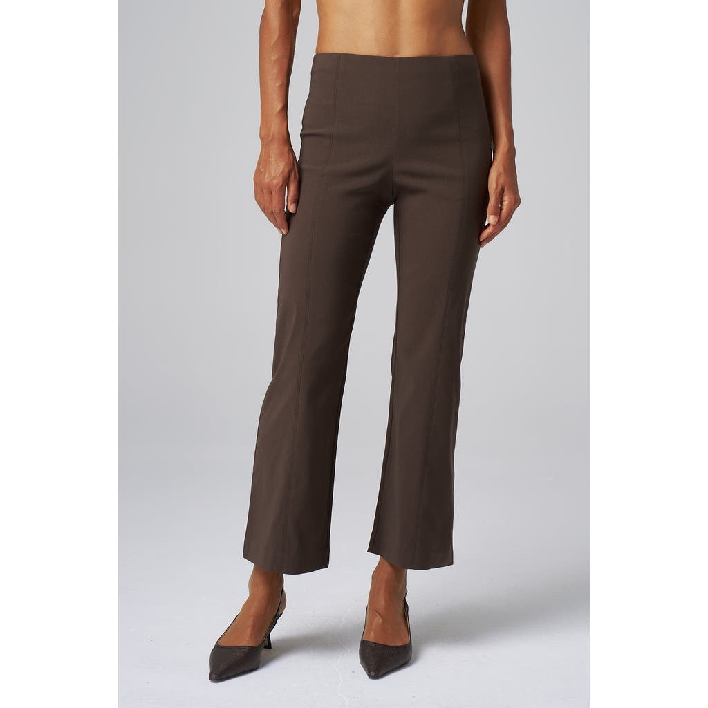 Franne Golde All-Season Kick Flare Stretch Pull-On Pant in Bark  product
