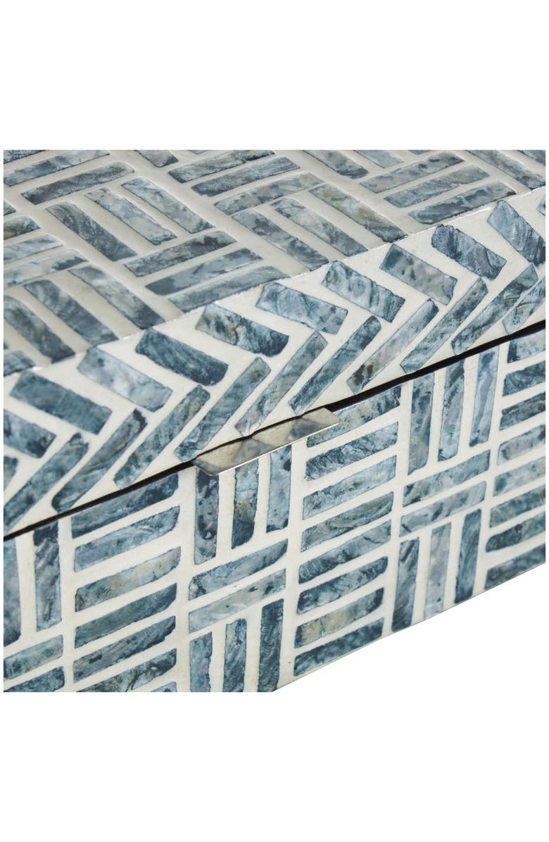 UMA Contemporary Set of 2 Decorative Mother of Pearl Boxes, Alternate, color, 