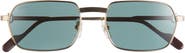Cartier 56mm Polarized Square Sunglasses