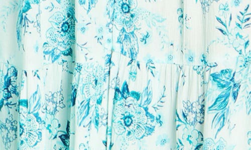 City Chic Pretty Thing A-line Maxi Skirt In Blue
