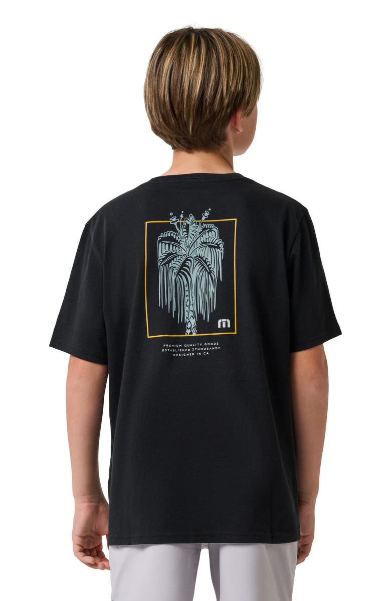 TravisMathew Kids' Cave Dwelling Graphic T-Shirt, Alternate, color, Black