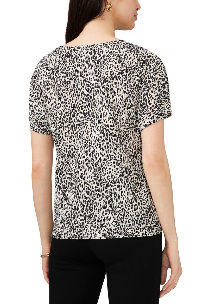 V-Neck Tie Front Top, Alternate, color, IVORY