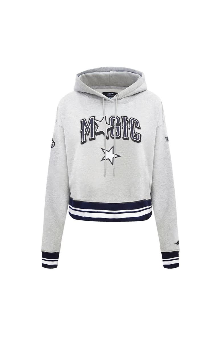 PRO STANDARD Women's Pro Standard Gray Orlando Magic 2024/25 City Edition Cropped Pullover Hoodie, Alternate, color, 