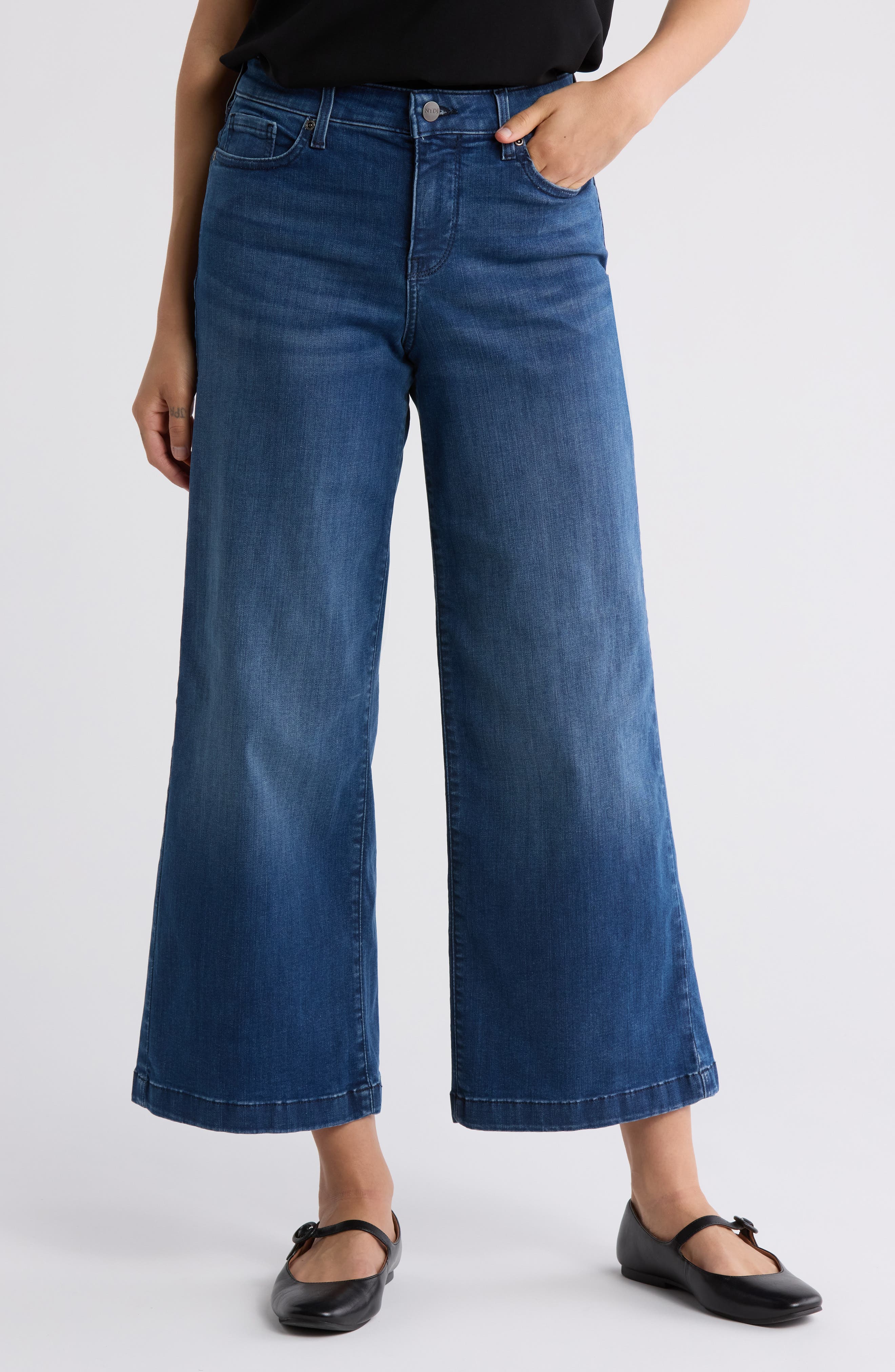 NYDJ Teresa Wide Leg Crop Jeans