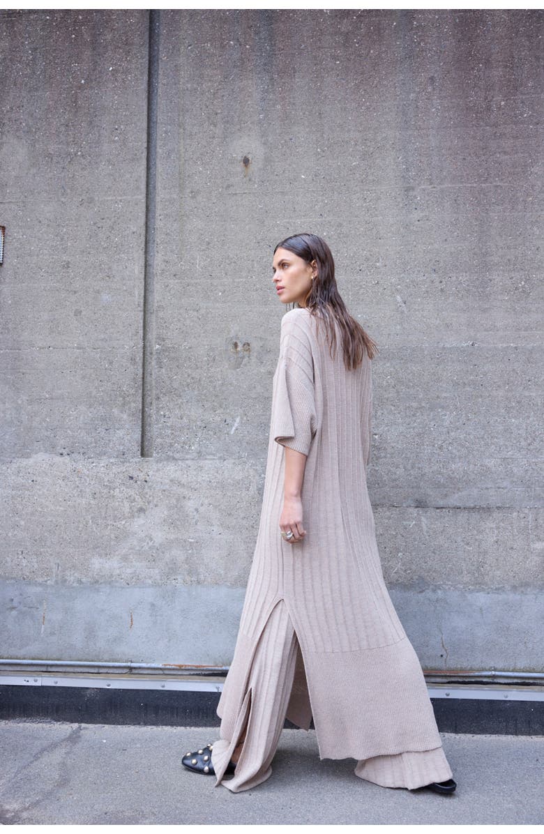 DAY Birger et Mikkelsen Tachia Linen Blend Wide Leg Pants, Alternate, color, Cobblestone