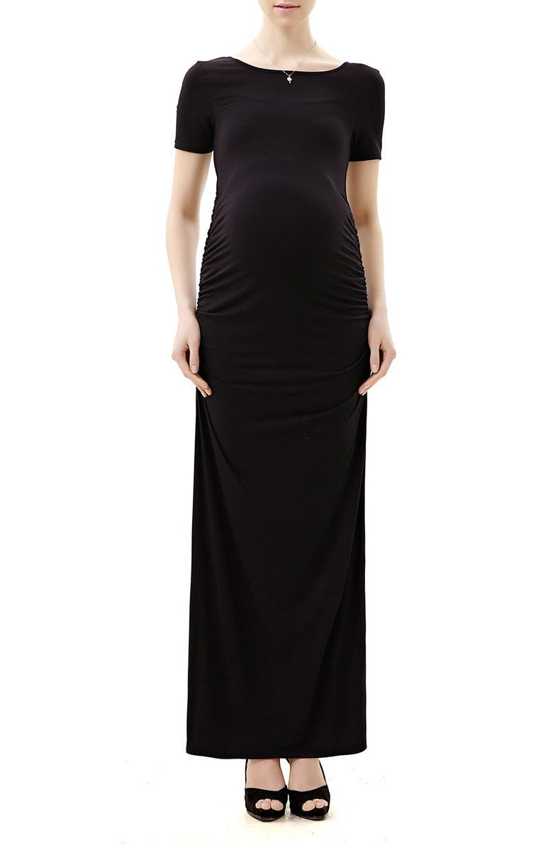 Kimi and Kai 'Scarlet' T-Shirt Maternity Column Dress, Main, color,