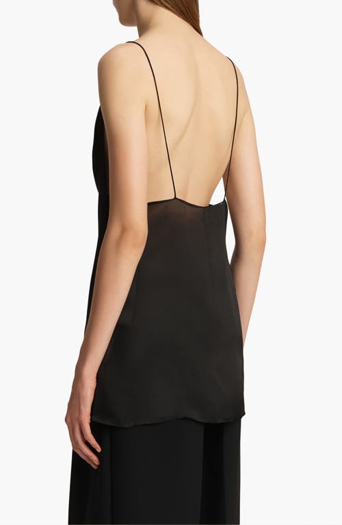 Khaite Talsie Silk Camisole In Black