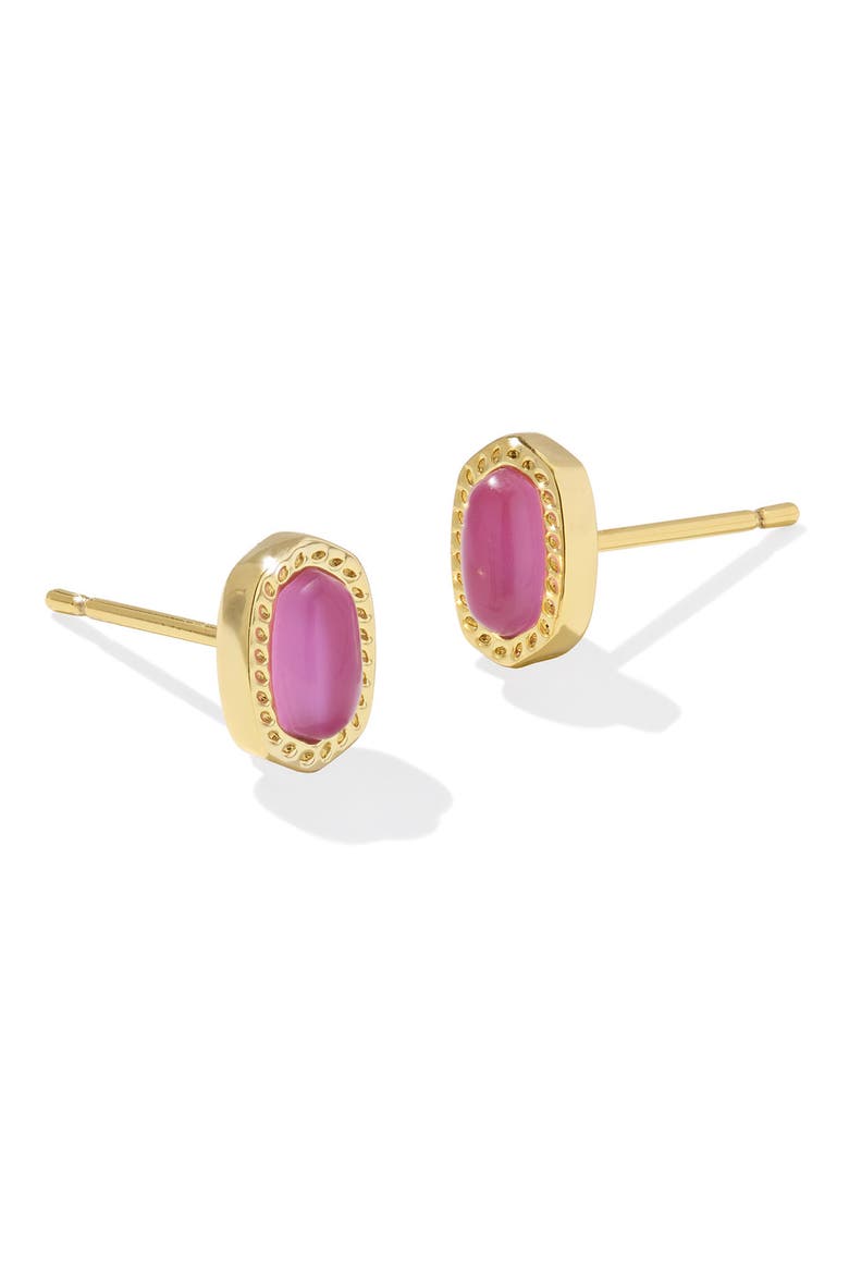 Ellie Mini Stud Earrings, Alternate, color, GOLD AZALEA ILLUSION