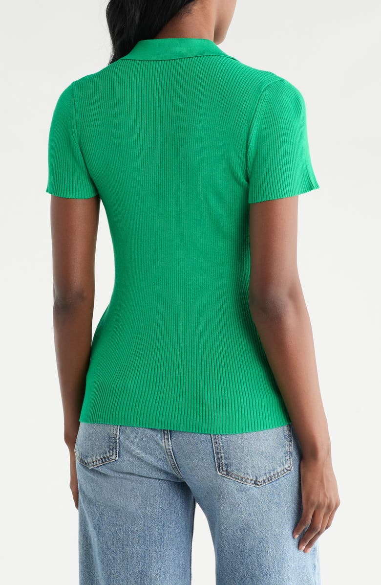 CYRUS Quarter Zip Polo, Alternate, color, Green Jelly Bean