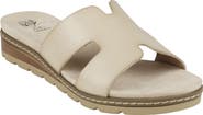 GOOD CHOICE NEW YORK Nellie Cutout Wedge Slide Sandal