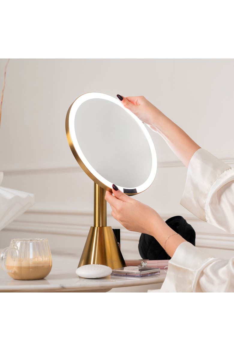 5x Deluxe Rechargeable LED Mirror, Alternate, color, Silver