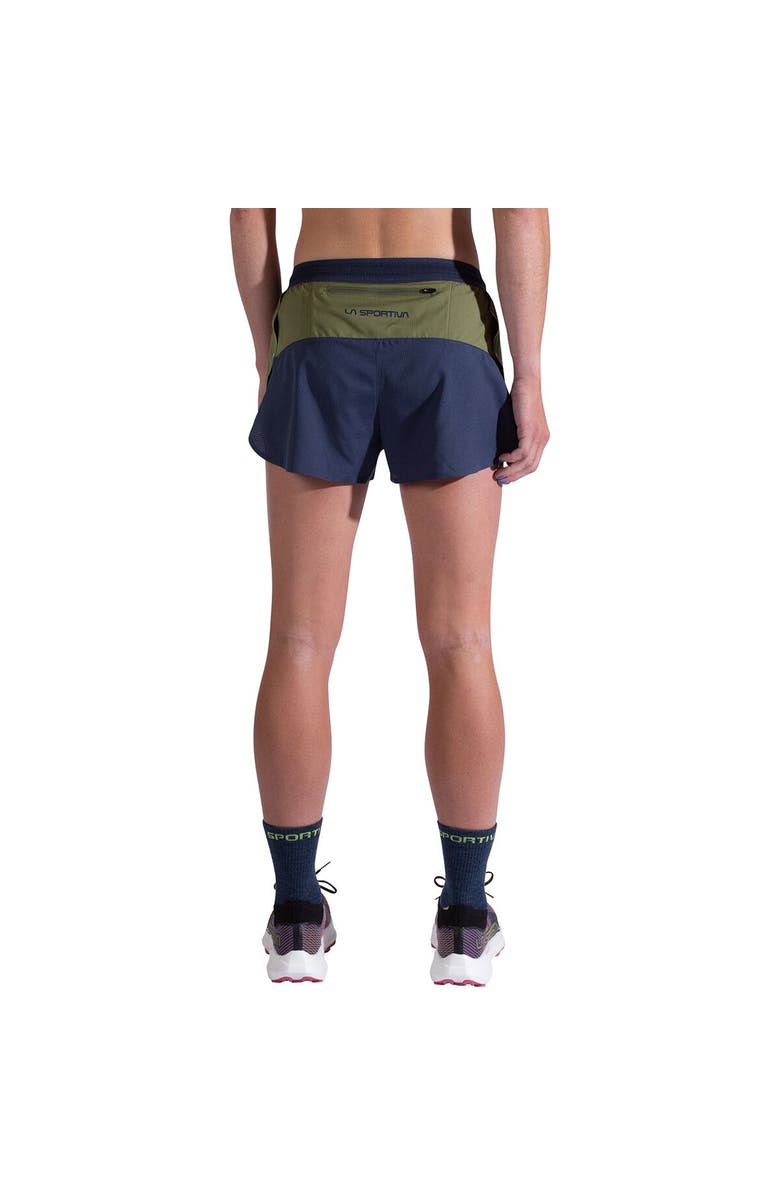 La Sportiva Pure 3In Short - Women's, Alternate, color, Cypress/Night Sky