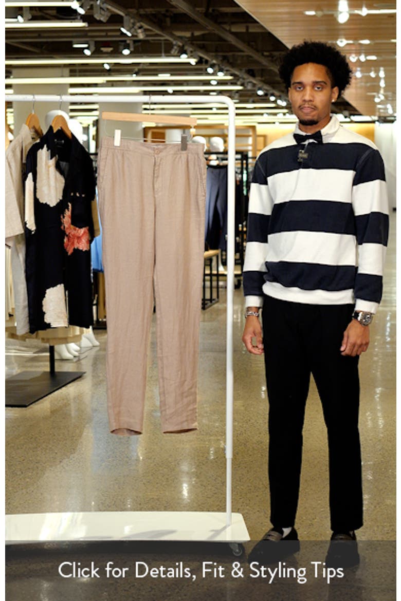 Tristan Drawstring Linen Pants video