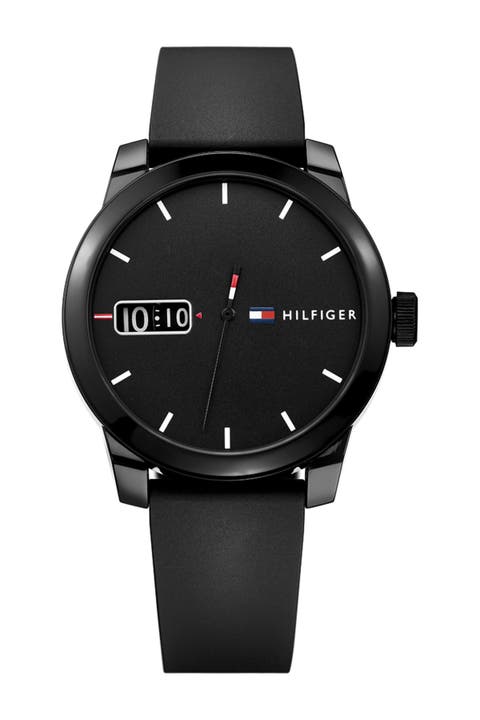 Men's Denim Quartz Sport Watch, 42mm