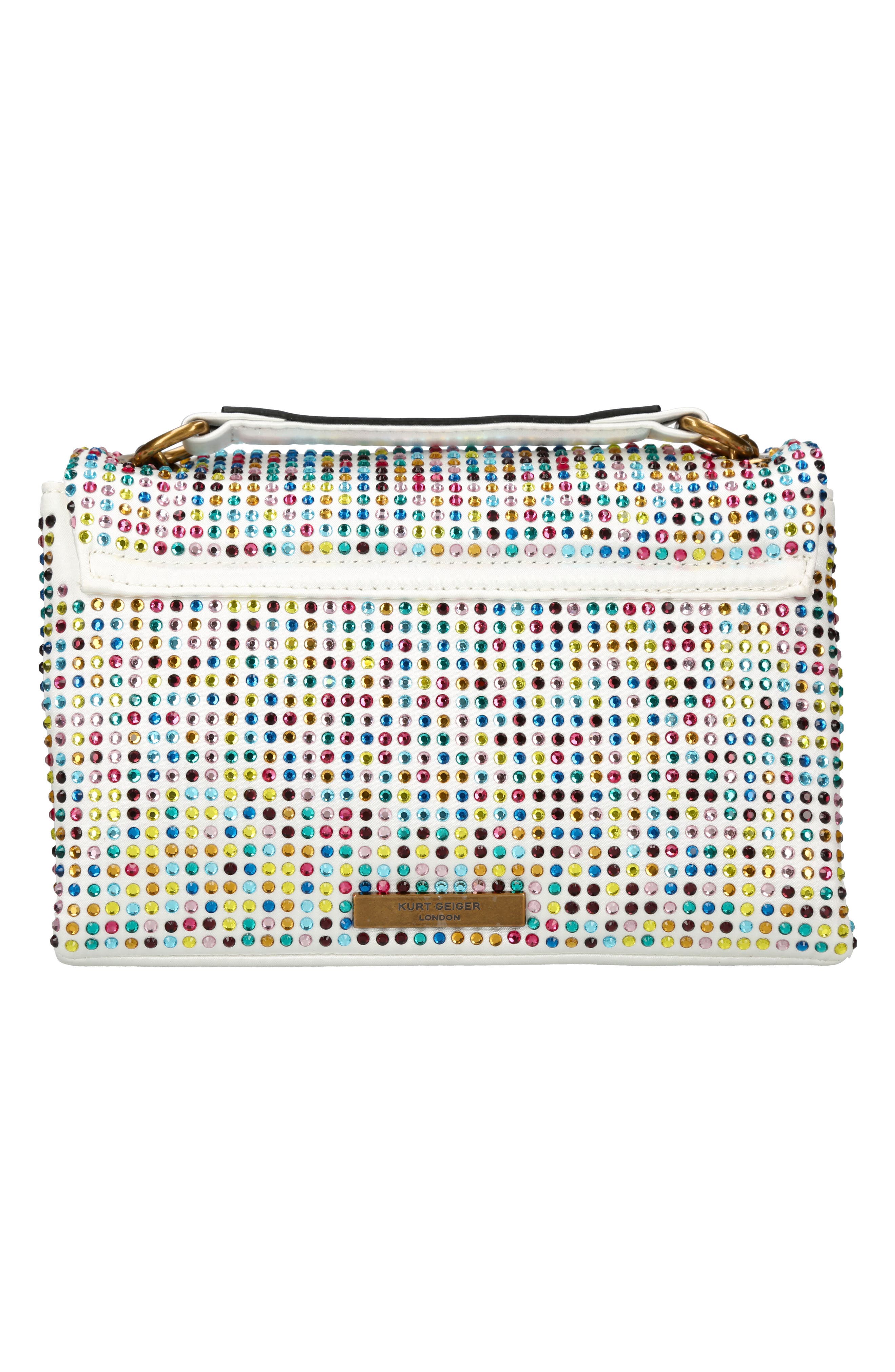 Kurt Geiger London Medium Kensington Crystal Shoulder Bag, Alternate, color, 
