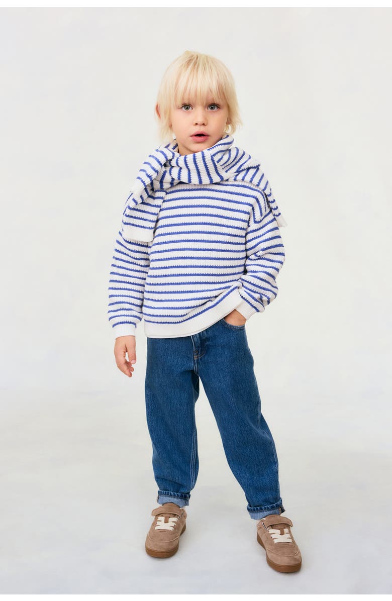 H&M Tapered Cotton-blend Jeans, Alternate, color, 