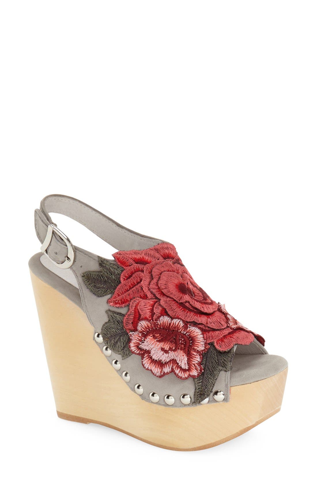 Jeffrey Campbell 'Snick' Platform Wedge Sandal, Main, color, 