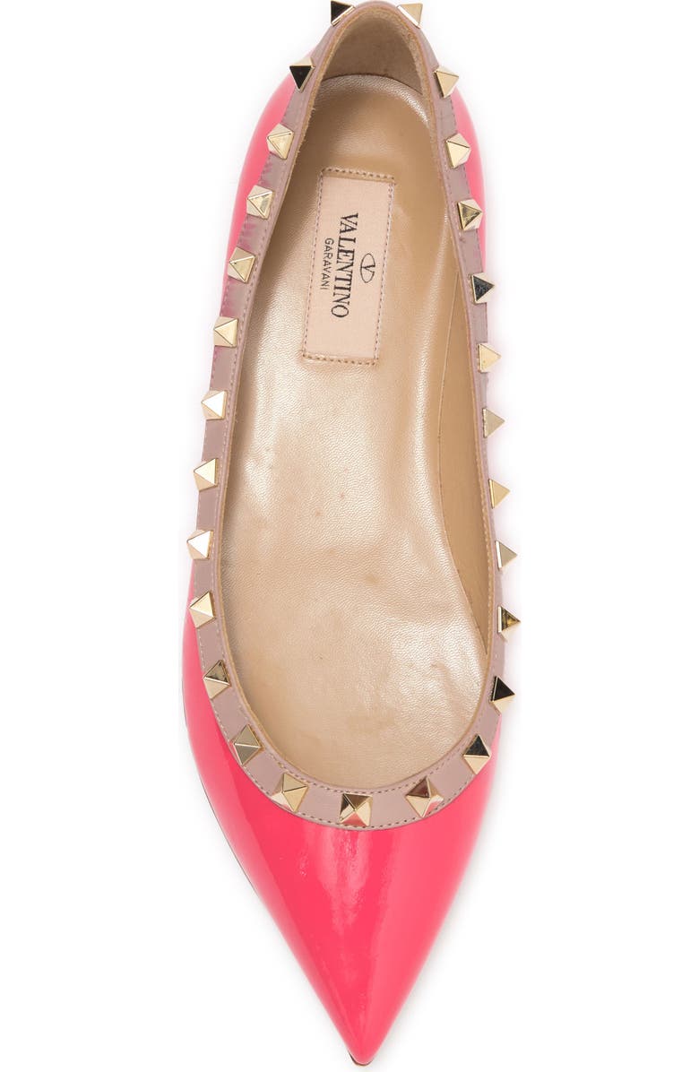 Valentino Garavani 'Rockstud' Flat, Alternate, color,