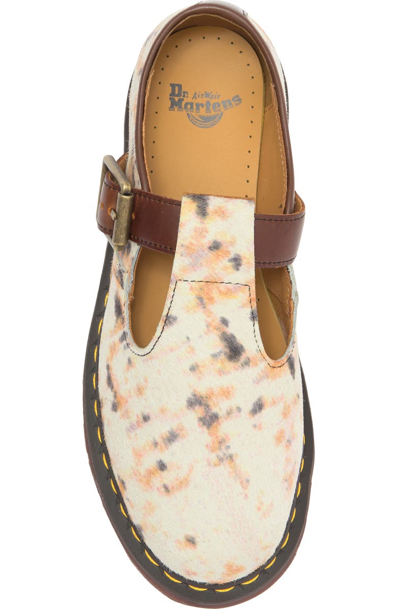 Dr. Martens Genuine Calf Hair T-Bar Shoe, Alternate, color,