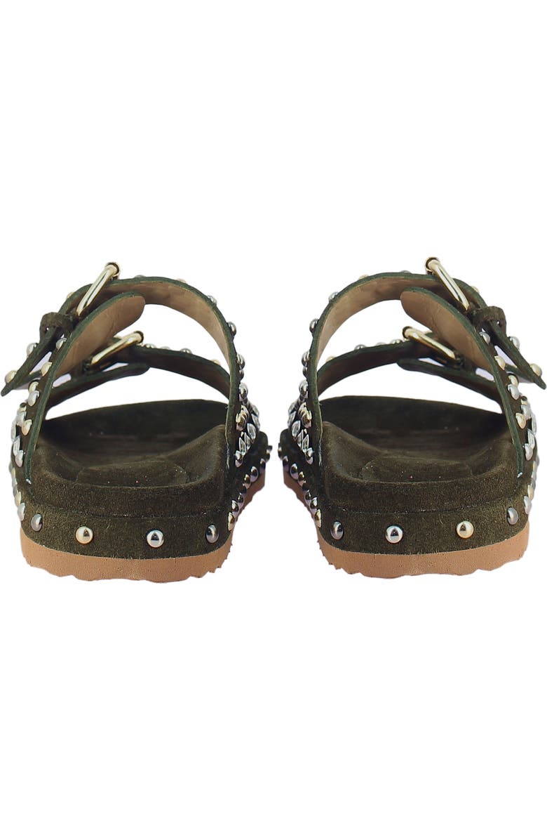 SAINT G Chloe Slide Sandal, Alternate, color, Green