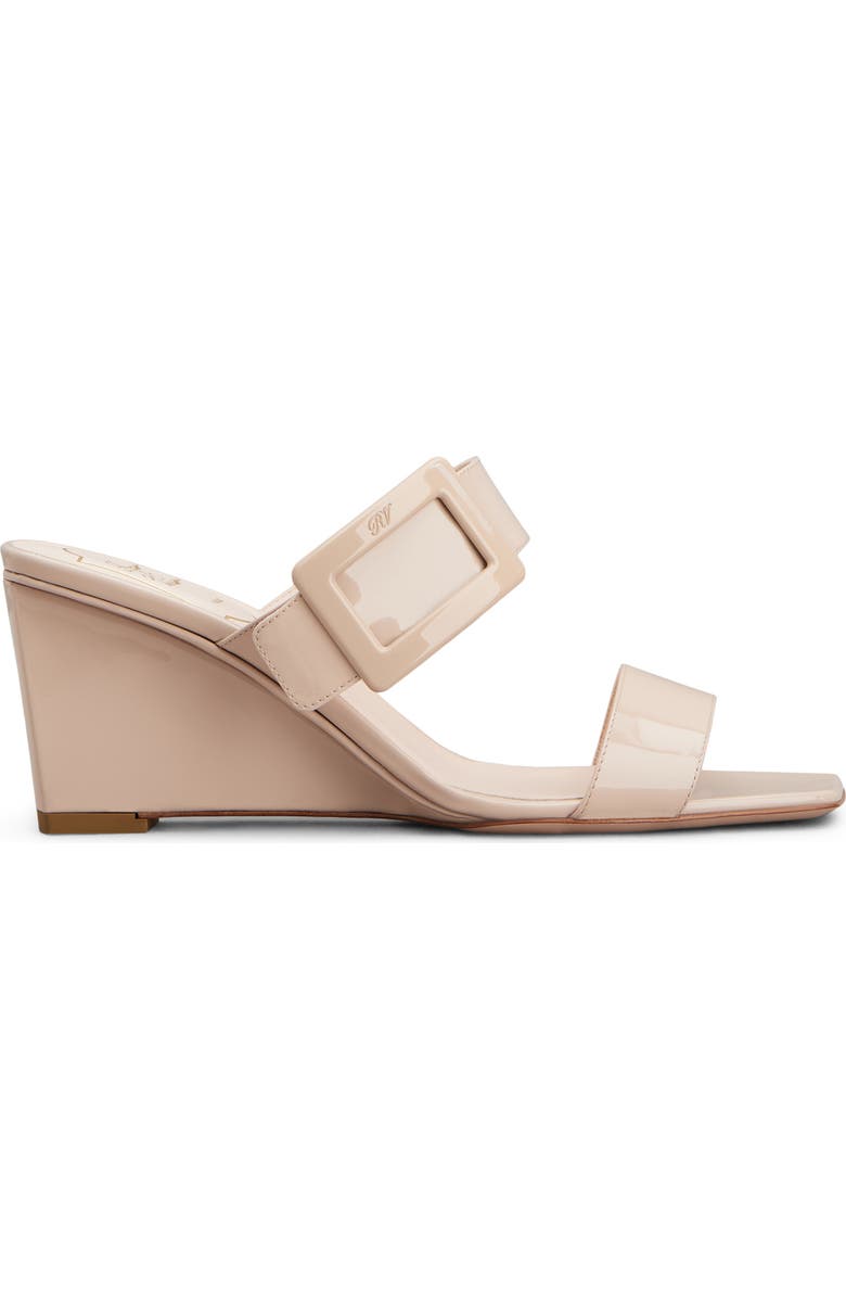 Roger Vivier Belle Vivier Wedge Sandal, Main, color, Collant