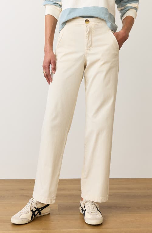 Marine Layer Saturday Straight Leg Pants In Papyrus