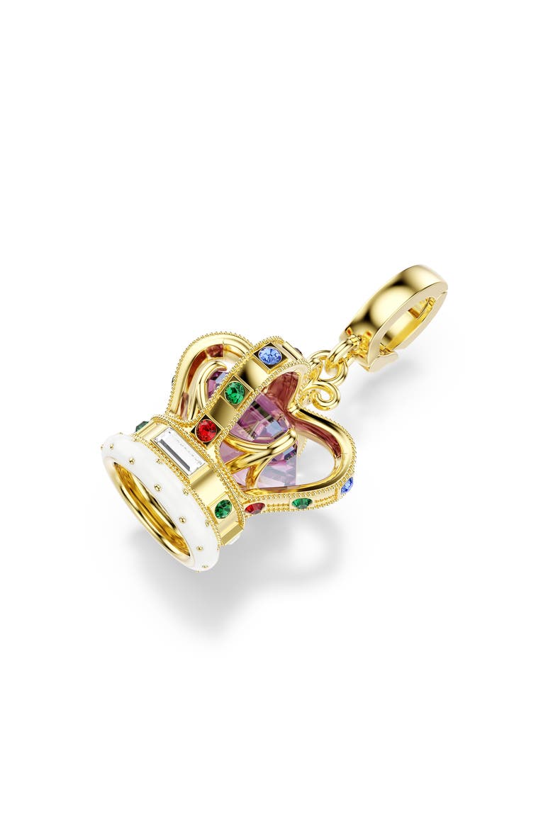 Minions® Crown Crystal Charm, Alternate, color, GOLD/ MULTI