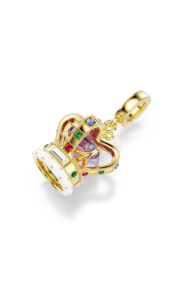 Swarovski Minions<sup>®</sup> Crown Crystal Charm, Alternate, color, Gold/ Multi
