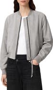 AllSaints Orten Suede Bomber Jacket