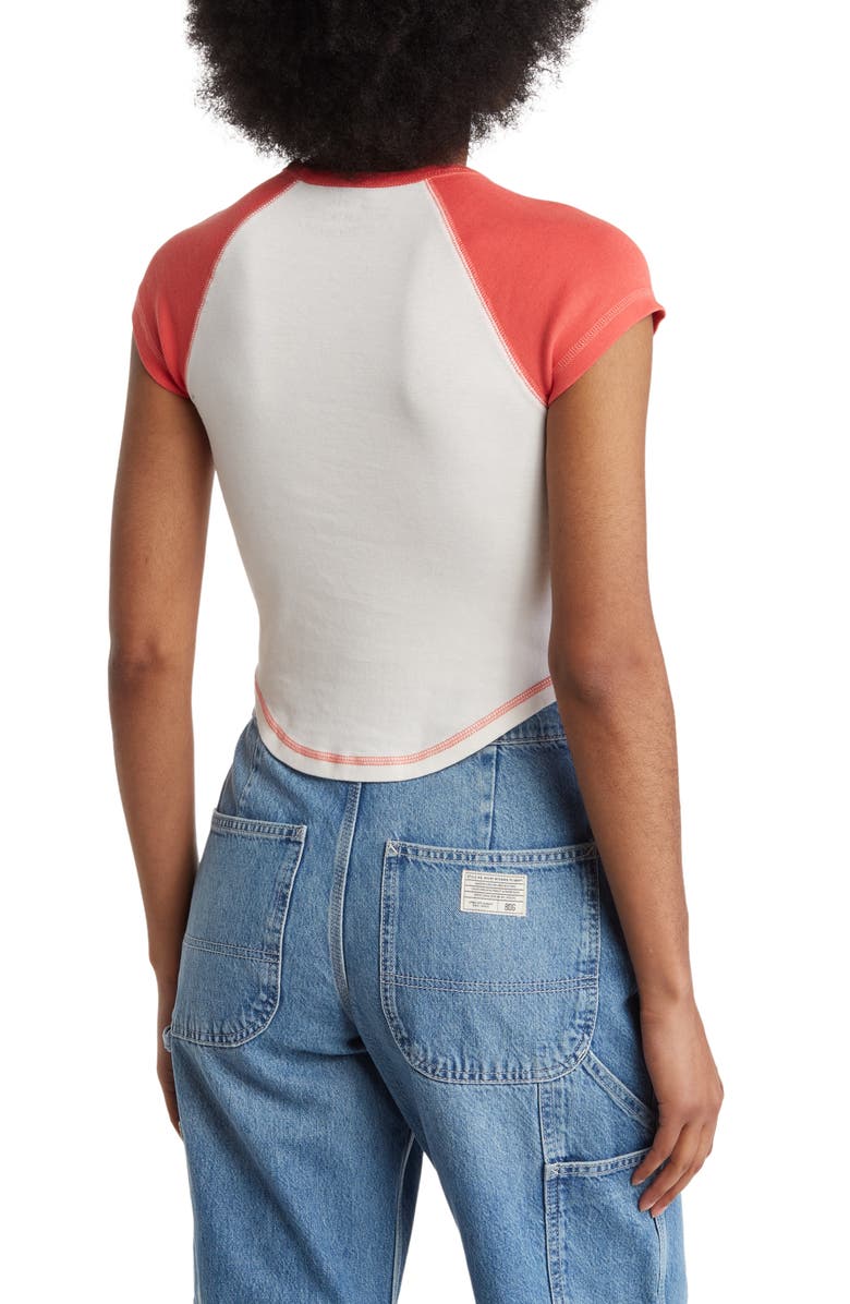 BDG Urban Outfitters Contrast Raglan Sleeve T-Shirt, Alternate, color,