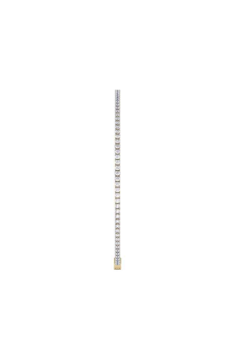 Bliss Diamond 1Ct Diamond Flexible Oval Bangle Women's Bracelet 14k Gold Lab Grown, Alternate, color, 14K Yellow Gold