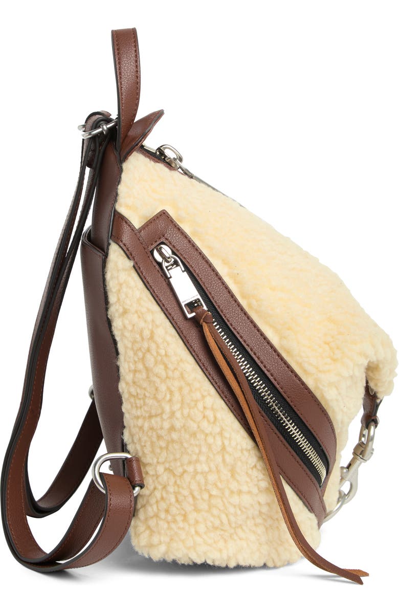 Rebecca Minkoff Julian Faux Fur Backpack, Alternate, color,