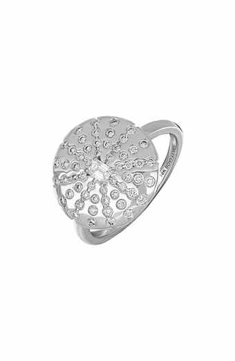 Kiera 18k Gold Diamond Dome Ring