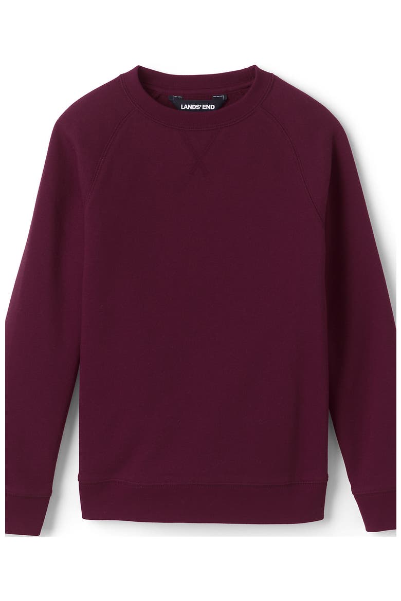 School Uniform Kids Crew Sweatshirt, Main, color, Burgundy