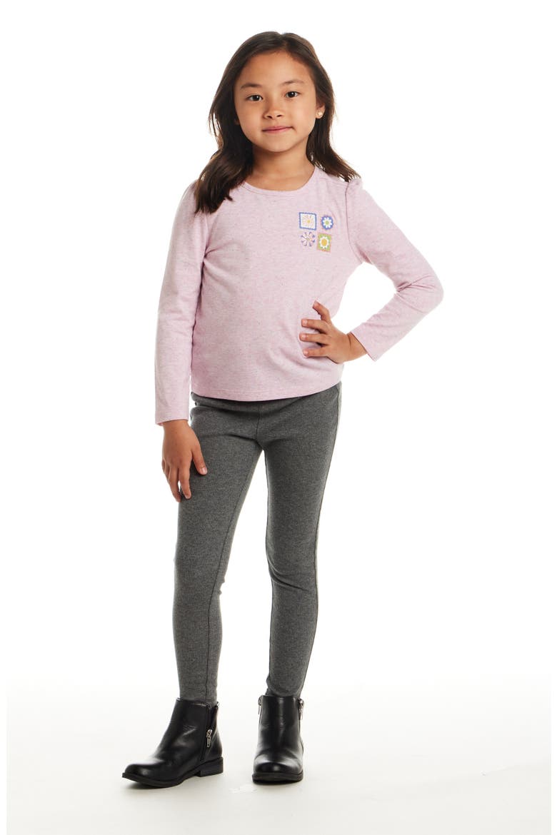 Kids' Graphic Print Long Sleeve Top, Alternate, color, PINK