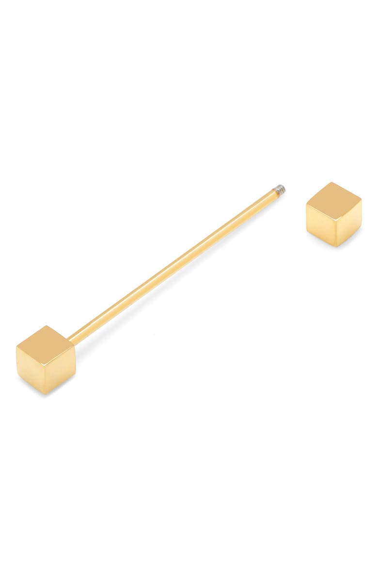 Cufflinks, Inc. Cube Eyelet Collar Bar, Alternate, color, 