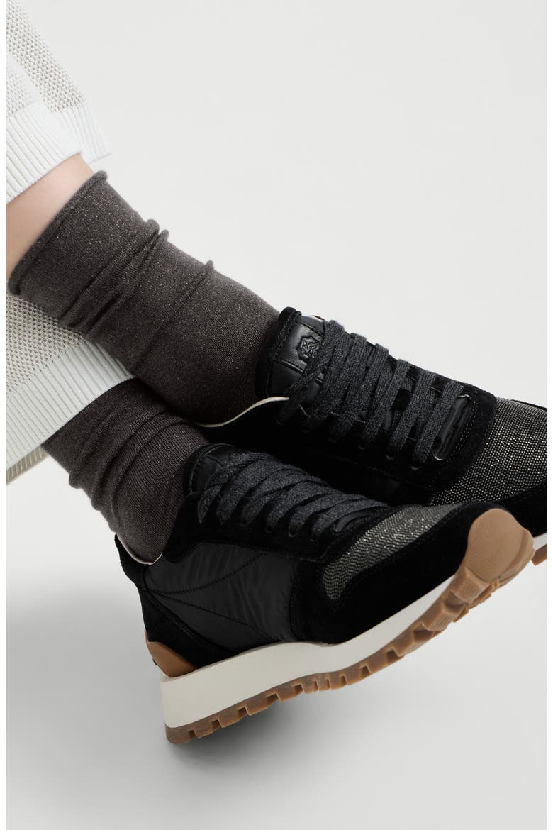 Cashmere knit socks, Alternate, color, Anthracite