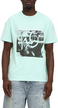 PURPLE BRAND Textured Inside Out Graphic T-Shirt