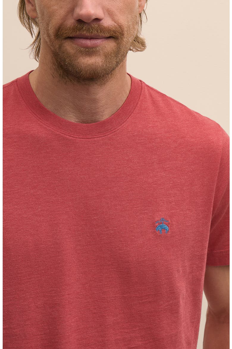 Logo Graphic T-shirt, Alternate, color, RED/ ORANGE HEATHER