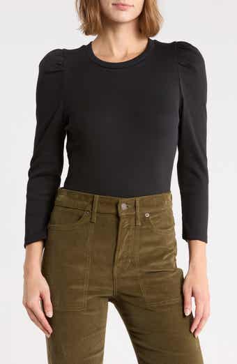 Britney Ruched Sleeve Top