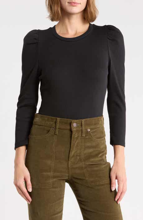 Britney Ruched Sleeve Top