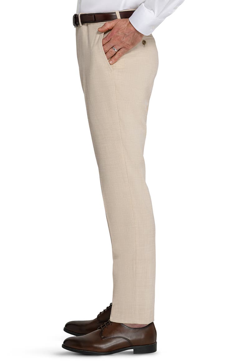 Plaid Suit Pants, Alternate, color, TAN