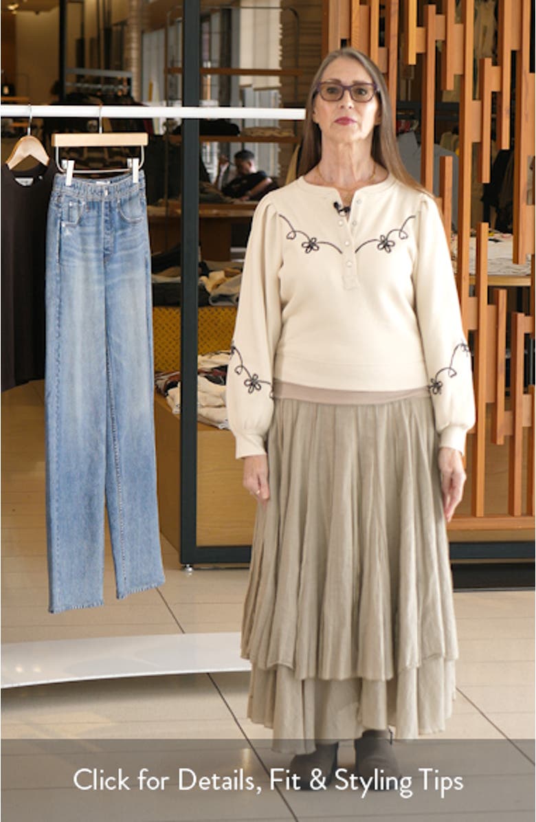 Hanne Puff Shoulder Sweatshirt, sales video thumbnail