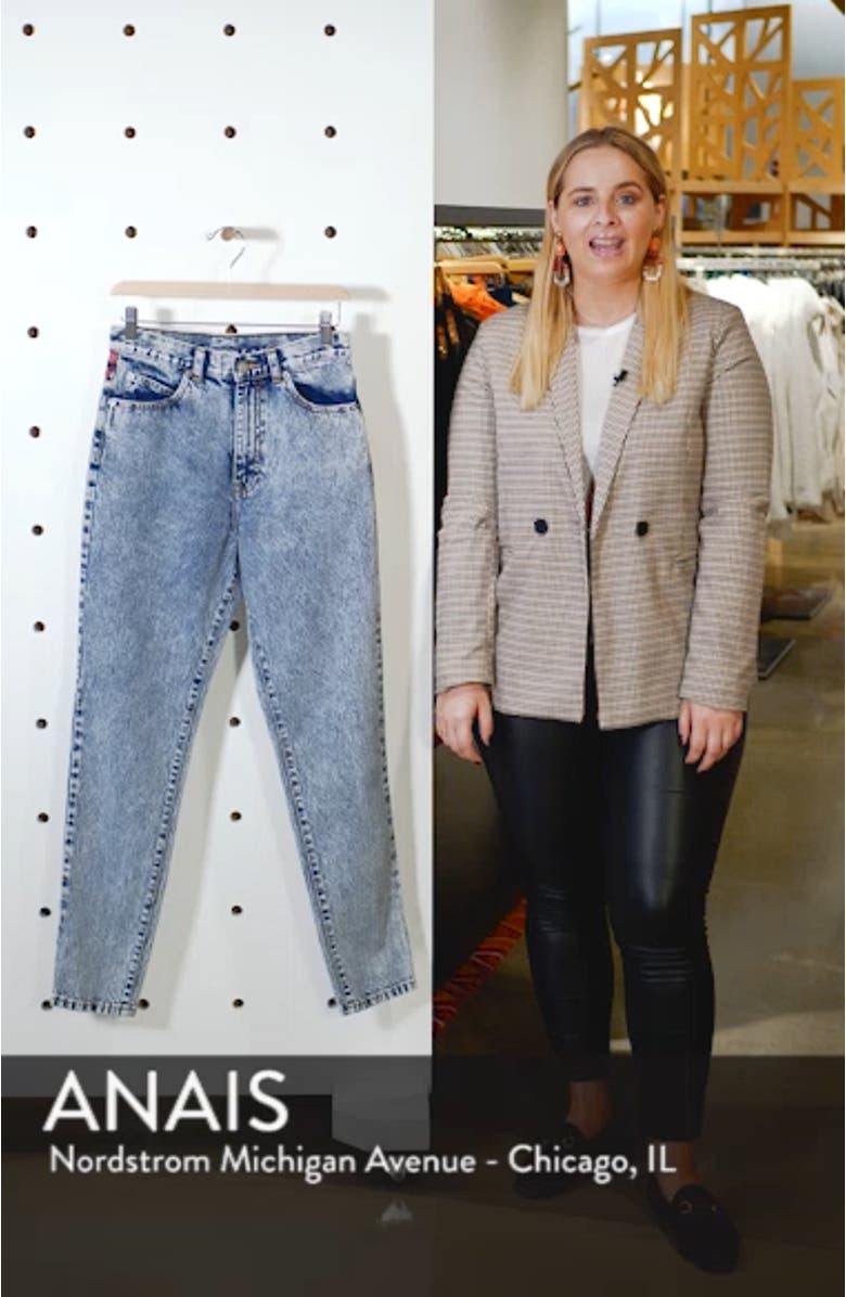 Nora Contrast Pocket Acid Wash Jeans, sales video thumbnail