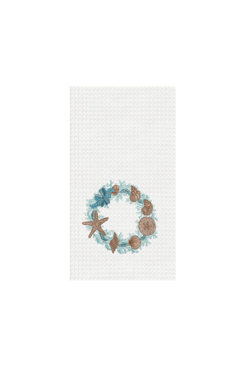 Coastal Wreath Cotton Kitchen, Main, color, Gold