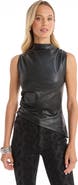 The Noli Shop Zaina Leather Top