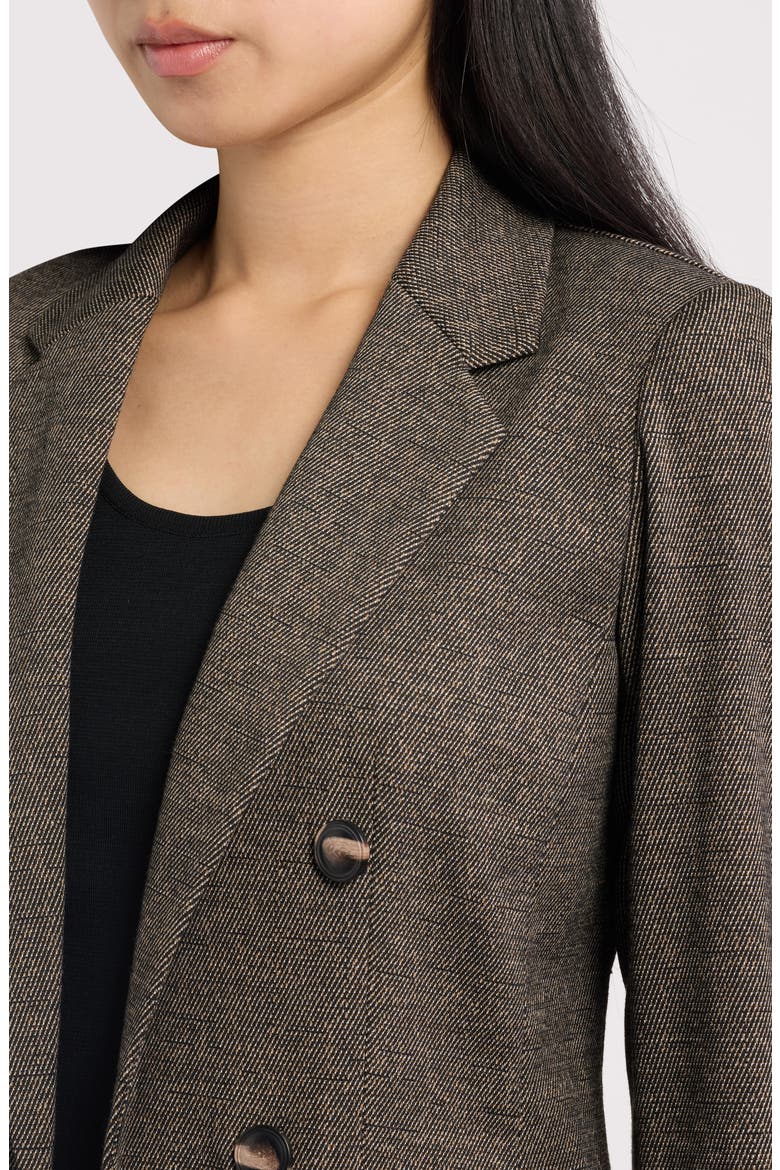 Faux Double Breasted Knit Jacket, Alternate, color, ANNE BLACK MULTI