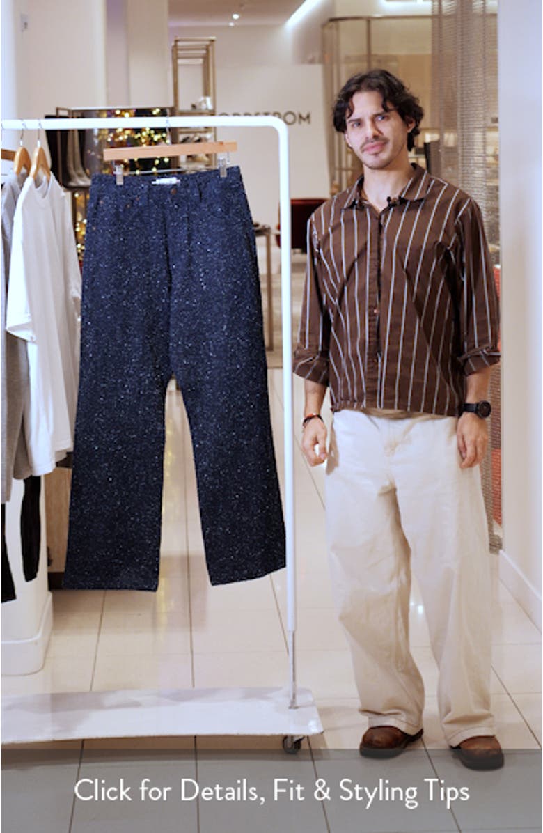 Nep Yarn Wide Leg Pants, sales video thumbnail