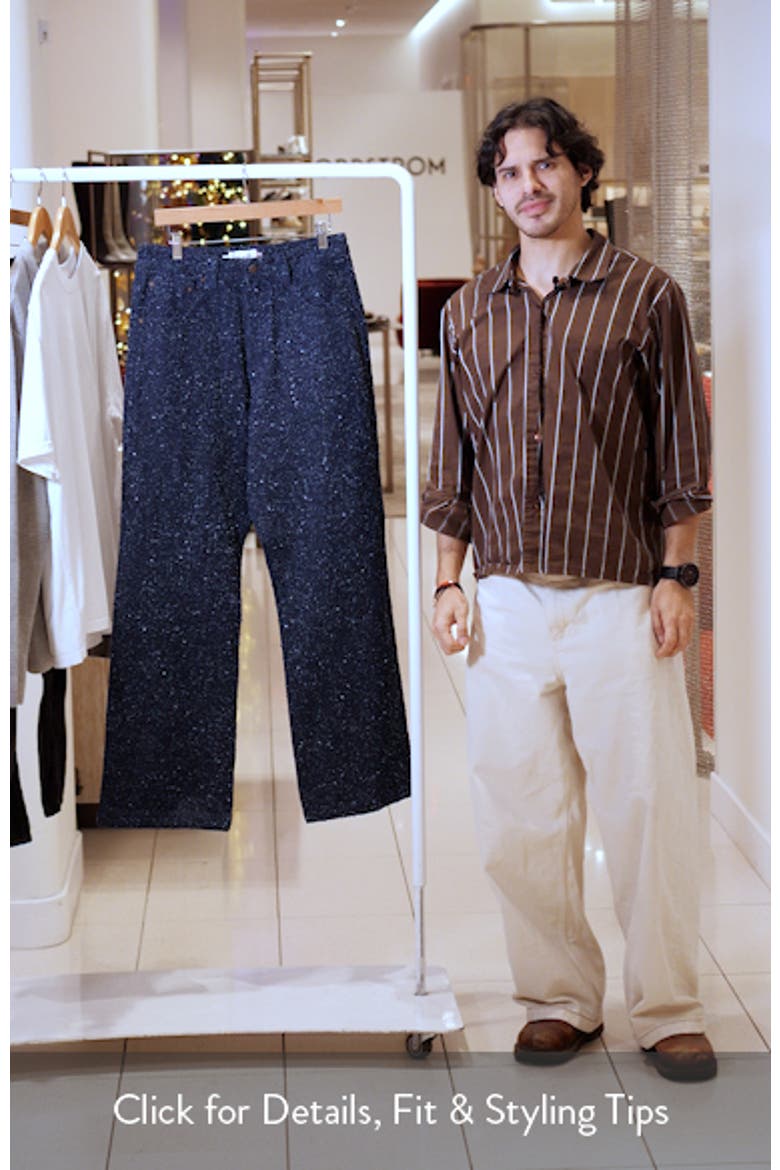 Nep Yarn Wide Leg Pants video
