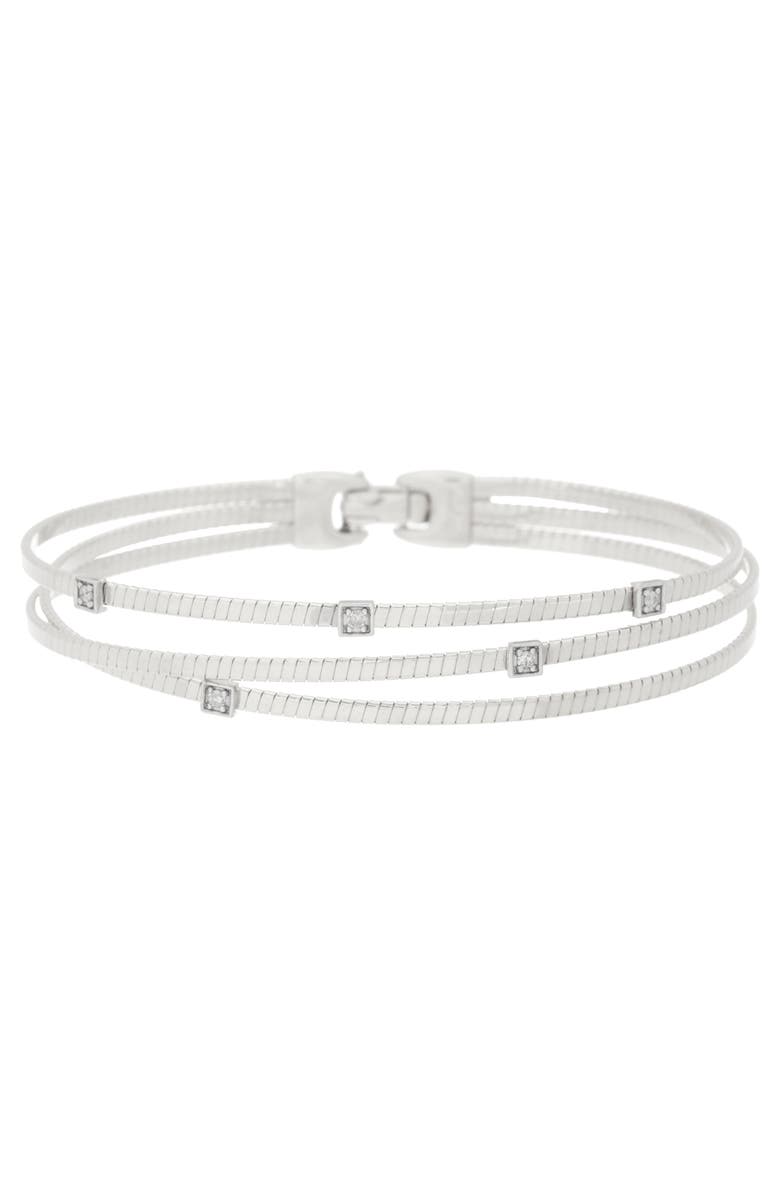 MESHMERISE Diamond Three-Row Bracelet - 0.18ct., Main, color, 